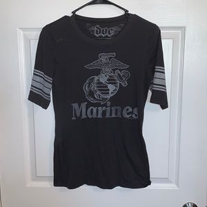 DDC Marines 3/4 Sleeve. Muscle Tee. Size Medium.